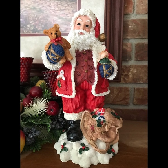 Rare Vintage 1970’s Hand Painted Standing Santa Sculpture‼️FINAL SALE - Picture 1 of 11